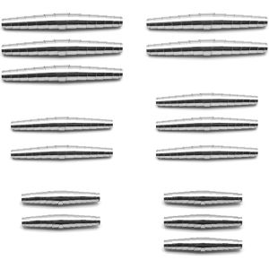 KALANKA-Ressort Secateur, 15 Pi&egrave;ces Remplacement du Ressort de S&eacute;cateur, Flocons Mangan&egrave;se, Argent Pi&egrave;ces de Ressort de S&eacute;cateur de Jardin, 6 cm, 7 cm, 8 cm, pour Ciseaux Spirale, S&eacute;cateur - Neuf