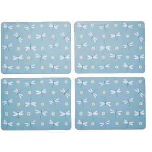 Eryi-Lot De 4 Sets De Table | Sets De Table Pour Table Avec Motifs Britanniques | Sets De Table Pour Tous Les Types De Cuisines ¿ Prairies Anglaises - Neuf