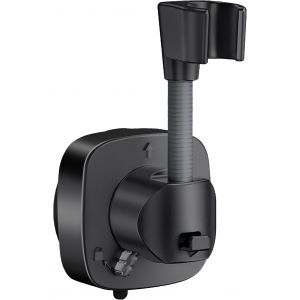 JGD-Support de Pommeau de Douche Rotatif &agrave; 360&deg;, Ventouse Sans Per&ccedil;age, Charge de 10 kg, Antid&eacute;rapant et Antirouille, Support de Pommeau de Douche Amovible, Adapt&eacute; &agrave; la Salle de Bain - Neuf
