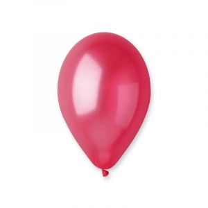 10 BALLONS LATEX M&Eacute;TALLIS&Eacute;S ROUGE BIO 30 - Neuf