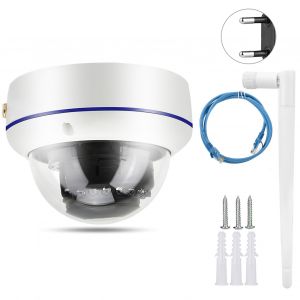 Camera de securite sans fil Wi-Fi HD 1080p 2MP avec vision nocturne infrarouge (UE 100-240 V) - Neuf