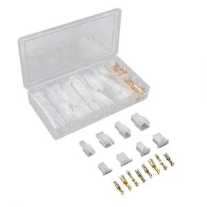200 pcs 2.8mm connecteur de fil automobile 2/3/4/6 broches électrique mâle et femelle câble borne conne - Neuf