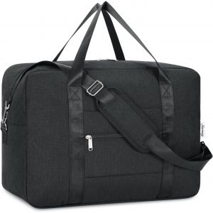 lbgwp60-Val Cabine 45X36X20 Easyjet Sac De Voyage Pliable Sous Le Siège Pour Homme Femme 30L (Noir) - Neuf