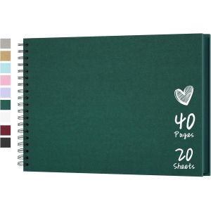 Album De Scrapbooking 28 X 20,5 Cm Avec Papier Kraft &Agrave; Couverture Rigide,Album Photo De 20 Feuilles,Album M&eacute;moire Pour Famille,Mariage.[P23] - Neuf