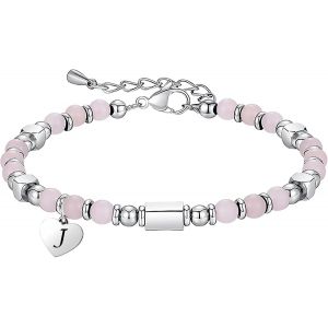 Eryi-Bracelet Pour Femme En Acier Inoxydable Avec Inscription En Allemand « Mère Fille » - Personnalisable - Argent - Bracelet Réglable - Cadeau Pour Maman Papa Grand-Père - Neuf