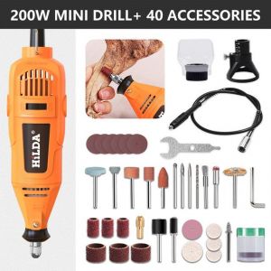 Électrique Mini Perceuse Grinder Gravure Stylo Mini Perceuse Électrique Outil Rotatif Broyage Machine Accessoires - Type DM-165 #B - Neuf