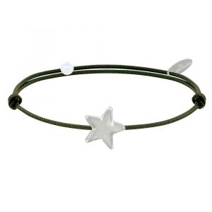 Les Poulettes Bijoux - Bracelet Lien Etoile D'argent - Classics - Neuf