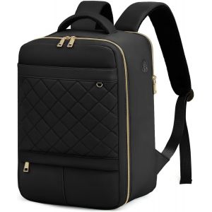 KALANKA-Sac a Dos Voyage Cabine Avion Femme Sac de Voyage avec Broderie Losange Bagages Cabine 40x30x20 40x20x25 pour Ryanair Sacs &agrave; Dos avec Pochette Antivol Valise Backpack 45x36x20 pour Easyjet - Neuf