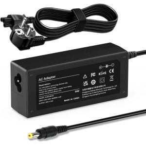 90W Chargeur Pour Acer Aspire 3 5 E15 E17 Es15 V5 V3 E3 E5 F5 F15 5750G 7750G 7741G E5-575 E5-571 E5-573 F5-573G Pa-1900-86 Pa-1650-86 Ordinateur Portable Adaptateur 5.5 X 1.7Mm - Neuf