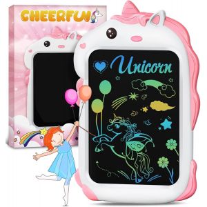 ERYI-Licorne Jouet Fille Enfant Cadeau - Educative Jeux Jouet Cadeau Fille Enfant 1 2 3 4 5 + Ans Creatif, Ardoise Magique Tableau Magnetique Lcd Tablette Dessin Graphique Enfant Fille Cadeau Anniver - Neuf