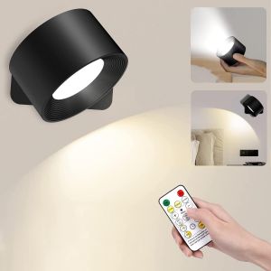 L'intérieur De La Paroi De La Lumière, Sans Fil, Lampe De Chevet Pour La Chambre À Coucher, 10 Niveaux De Luminosité, 3 Températures, Touche Led Lampe De Mur, Mur De La Chambre - Neuf