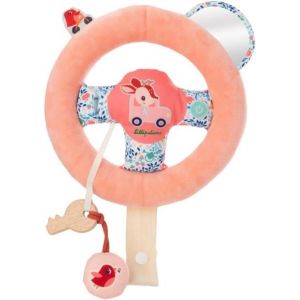 Kajgl-Volant Voiture Enfant Stella-Jouet De Simulation De Conduite Pour Enfant-Volant À Fixer Sur Ceinture De Siège Auto-Stimule L¿Imagination Et La Coordination-Dès 18 Mois-83511 - Neuf