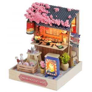 Kit de maison de poupée miniature à monter soi-même, chambre créative en bois pour enfants, échelle 1:24 - Neuf