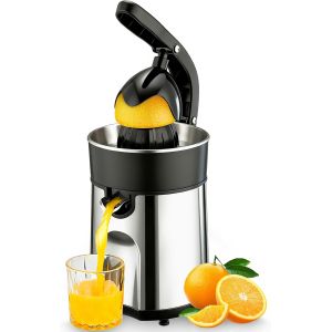 Nouvelhorizonstore-Presse Agrumes &Eacute;lectrique, Presse Citron Avec 2 C&ocirc;nes Amovibles, Lavable Au Lave-Vaisselle, Sans Bpa, Presse Agrumes &Eacute;lectrique Pour Orange, Citron Et Pamplemousse - Neuf