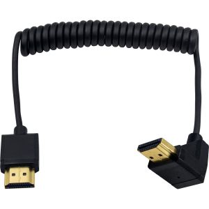 ERYI-Câble Hdmi 4K, Câble Hdmi Vers Hdmi, Extrêmement Fin Hdmi Mâle Vers Mâle Câble Spiralé Pour 3D Et 4K Ultra Hd Tv Stick Hdmi 2.0 (Rallonge Hdmi) (1,2 M) - Neuf