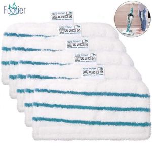 5 Lingettes pour Black et Decker Balai Nettoyeur Vapeur, pour Black Decker Steam Mop fsm1630s/FSMP20 Nettoyeur Vapeur - Neuf