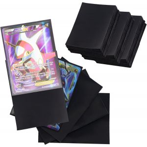 Mdy-300 Pcs Protege Carte, Pochette Carte 66 * 91mm, Pochettes Standard Card Sleeves Noir Pour Carte Magic, Star Wars, Yugioh - Neuf