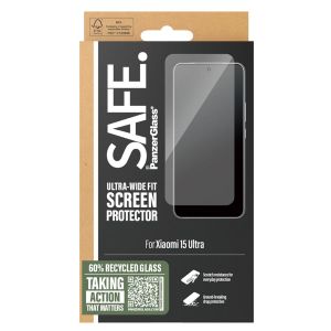 SAFE by PanzerGlass Protection d'&eacute;cran Ultra-Wide Fit avec applicateur Xiaomi 15 Ultra - Neuf