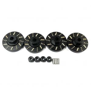 Roue Hex Adaptateur Essieu Contrepoids Disque de frein Rc Car, noir - Neuf
