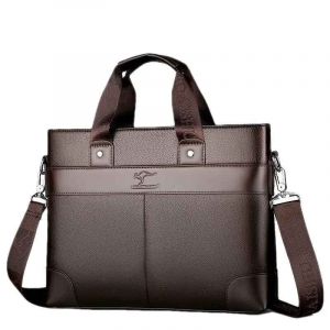 Sac à main en cuir pour hommes et femmes,étui Bombes Executive,sac fourre-tout d'affaires,sacs latéraux,valise de luxe,sac pour ordinateur portable,marque - Upgraded Brown - Neuf