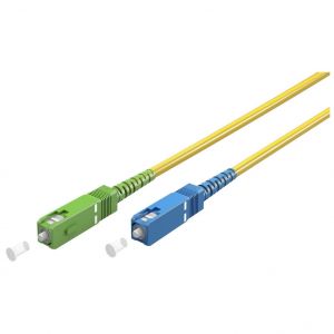 Goobay 59660 c&acirc;ble InfiniBand et &agrave; fibres optiques 3 m SC FTTH Jaune - Neuf
