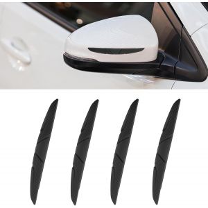 4 Pi&egrave;ces Protection Portiere Voiture Angle Porte Prot&eacute;ger Autocollant Bande De Protection Des Bords Autocollant Non Marquant Des Poign&eacute;es Porte De Voiture Protection Pare Choc (Noir) - Neuf