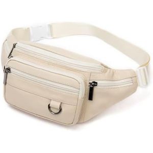 SJZG-Sac Banane En Cuir Pour Homme Et Femme Sac Banane Pour Voyage, Course À Pied, Randonnée, Camping, Téléphone Portable, Pochette Pochette - Neuf