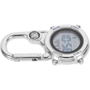 Montre D'alpinisme Montre Homme Montre À Clip Backpacker Montres Gousset Des Clips Montre Mousqueton D'extérieur Montre Gousset Numérique Clip De Carabiner Hommes Blue Un Verre - Neuf