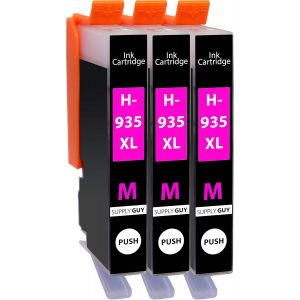 ERYI-3 Cartouches D'Encre Avec Puce Compatible Avec Hp 935 935Xl Magenta Pour Hp Officejet 6200 6230 6235 6239 6800 6812 6815 6820 6822 6825 6830 6835 - Neuf