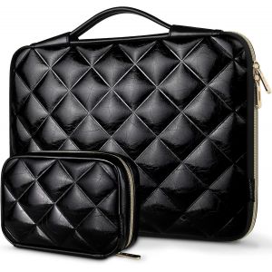 16 Inch Laptop Case with Storage Pouch for 16 Inch HP Pavilion Envy/ThinkPad IdeaPad/ASUS Vivobook/MacBook Pro 16 M3 M2 M1/Acer/LG, Black - Neuf