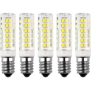 Yemaesre-Lot De 5 Ampoules Led E14 7 W Blanc Chaud 75 Led Spots 680 Lm Ampoule À Économie D'énergie Remplace Une Lampe Halogène 45 W 3000 K 230 V Non Dimmable - Neuf
