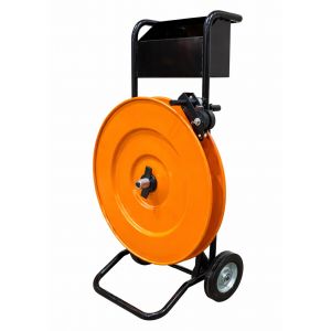 Varan Motors - SD70-2 D&eacute;rouleur de ruban de cerclage PRO pour sangles plastique et acier mandrin 20 et 40cm, D&eacute;vidoir mobile de sangles - Neuf