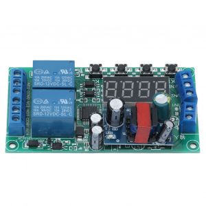 XYONG Module de relais temporise a 2 canaux, declencheur d'impulsions numeriques, minuterie de cycle, carte de controle 220 V CA YF-7 - Neuf
