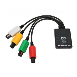 Adaptateur De Manette Sans Fil, Convertisseur De Manette Bluetooth 4 Joueurs Pour Console Sega Dc, Ps5, 8bitdo, Wii - Neuf