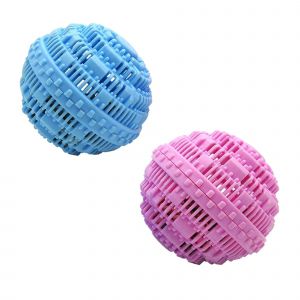 Boule de lavage &eacute;cologique 2 pi&egrave;ces 20 cm, boules de lessive sans parfum avec billes en c&eacute;ramique, antibact&eacute;rienne, durable pour machine &agrave; laver, douce pour la peau et hypoallerg&eacute;nique - Neuf