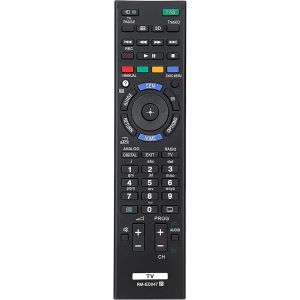 Télécommande De Rechange Sony Bravia Rm-Ed047 Pour Rm-Ed044 Rm-Ed052 Rm-Ed060 Rm-Ed061 Rm-Ed062 Compatible Avec Toutes Les Télécommandes Tv Sony - Neuf