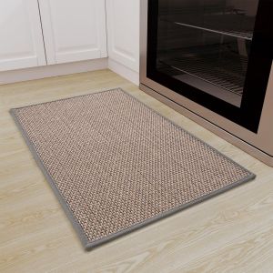 Eryi-Tapis De Cuisine Antidérapants Tapis Lavable En Machine Absorbants Et Résistants Aux Taches(Gris,50 * 80cm) - Neuf