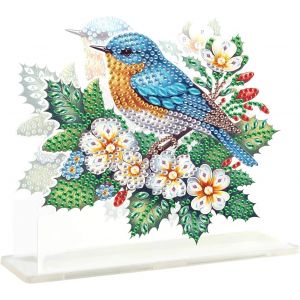 Few-Peinture Diamant Porte Serviettes Diamond Painting Porte Serviette De Table Cuisine Broderie Diamant Support Pour Serviettes Oiseaux Distributeur D'accessoires De Cuisine Pour Table - Neuf