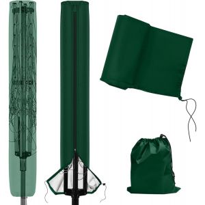 KGABERY-Housse Pour Corde À Linge Rotative 420D Très Résistante Et Imperméable Avec Fermetures Éclair Pour Séchoir À Linge Rotatif,168x16x16 Cm (Vert) - Neuf