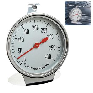 Kal-Thermometre Four,0-400 ¿ Thermomètre De Four En Acier Inoxydable Cuisine Thermomètre À Cuisson De Lecture Instantanée Pour La Cuisson Ou Au Gril - Neuf