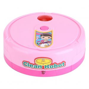 Mini-appareil électroménager pour enfants, maison de jeu, balayeuse musicale électrique, jouet éducatif, rose - Neuf