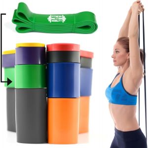 Fitness Resistance Band Single Band|Gymnastique Su&eacute;doise Fitness Physioth&eacute;rapie Homme Et Femme.[K1214] - Neuf
