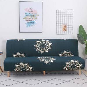 Etirer La Housse Du Canape Sans Accoudoirs, Universel, Pliable, Facile A Installer Et A Nettoyer, 3 Places, Bleu Fonce - Neuf