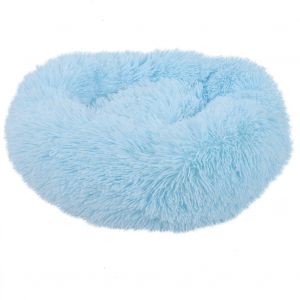 Hjlian Coussin Rond En Peluche Douce Pour Chien Et Chat, Ideal Pour L'hiver - Neuf