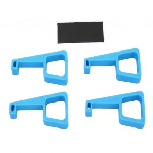 4pcs Pour Ps4 Slim Heightening Bracket Dissipation Thermique Console De Jeu Horizontal Heighten Holder Pour Ps4 Slim Accessoires Bleu - Neuf