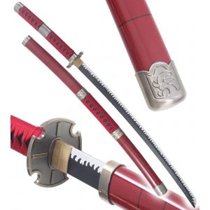 Katana en Bois Lame en Bois Sabre One Piece Zoro Kitetsu Replique Epee Sabre Lame en Bois D&eacute;coration - Neuf