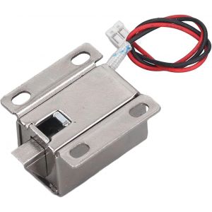 Chenquansarl-Serrure À Solénoïde Électromagnétique Miniature Cc 1.3a Assemblage De Serrure À Solénoïde Électromagnétique Pour Serrure De Porte D'armoire À Serrure Électrique - Neuf