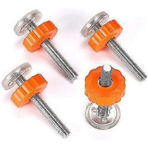 4 Packs De Barrières Pour Bébé Montées Sous Pression,Tiges De Broche Filetées,Accessoire De Portes De Passage - Neuf
