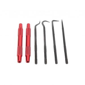 2 ensembles de pic de joint torique en acier au carbone facile à saisir outil de retrait d'extracteur de joint d'huile rapide efficace pour les voitures A-B - Neuf