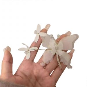 Pince &iquest;&iquest; Cheveux Papillon Pour Femme, Accessoire De Coiffure &iquest;&iquest;L&iquest;&iquest;Gant, &iquest;&iquest;Pingle &iquest;&iquest; Cheveux Raffin&iquest;&iquest;E, Motif Floral, Mat&iquest;&iquest;Riau R&iquest;&iquest;Sistant - Neuf